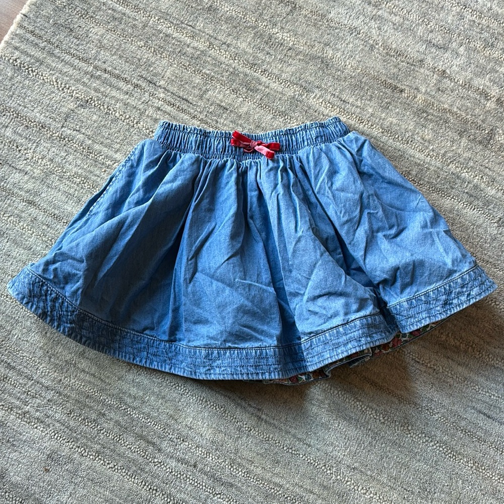 Mini Boden Woven Twirly Skirt